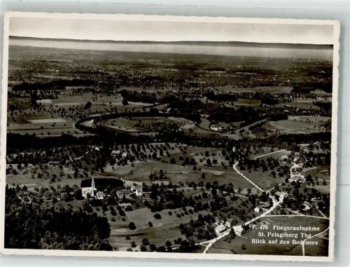 9225 St. Pelagiberg Foto AK Fliegeraufnahme