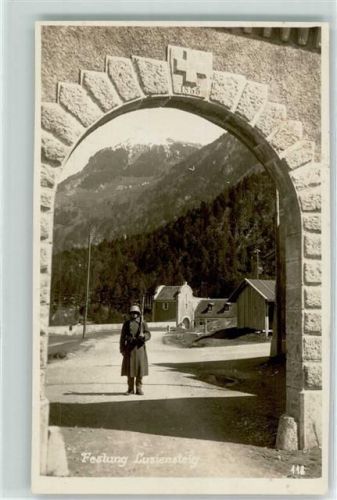 7304 Maienfeld - Festung Luziensteig Wachsoldat Feldpost Waffenplatz