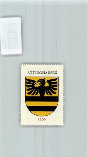 6468 Attinghausen - Vignette Wappen Kaffee Hag 1920-1940 Adler