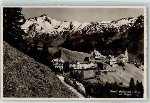 6383 Niederrickenbach Maria Rickenbach Foto AK Brisen