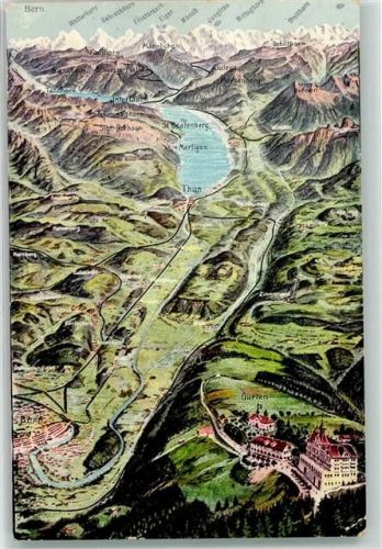 Gurten Kulm - Vogelschau Thunersee