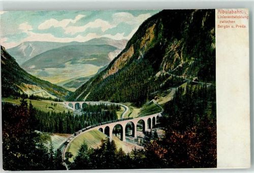 Albulabahn - Linienwicklung