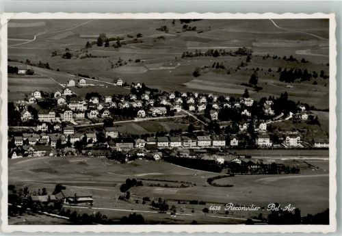 2732 Reconvilier Foto AK Fliegeraufnahme Feldpost Det.DC. 43