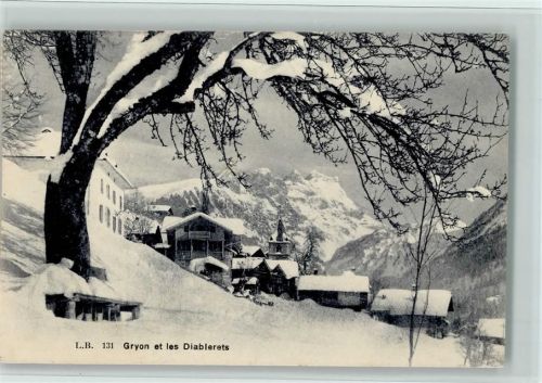 1882 Gryon - Les Diablerets Winter