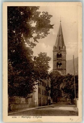 1920 Martigny Gebrauchsspuren Kirche