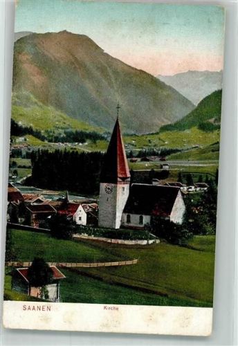 3792 Saanen Foto AK Kirche