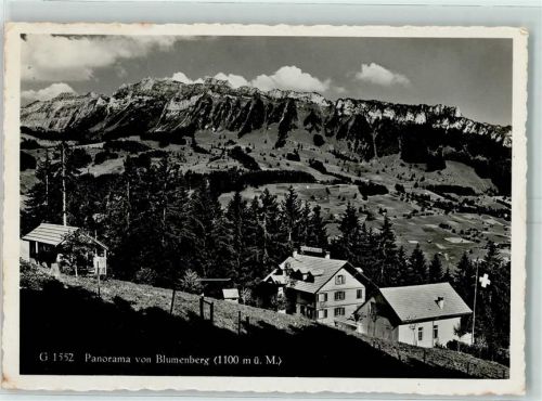 3657 Schwanden Sigriswil - Kurhaus Pension Blumenbergbad Blick vom Blumenberg