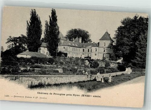 1197 Prangins Foto AK Schloss pres Nyon