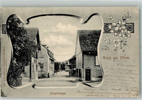 8595 Altnau 1902 Foto AK Hauptstrasse