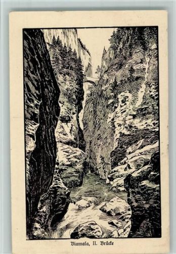 Viamala Künstlerkarte II. Brücke