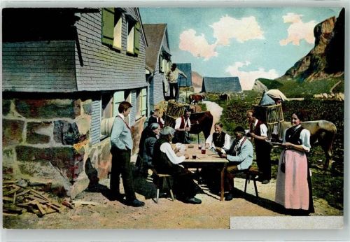 9050 Appenzell - Appenzeller Bauernfamilie