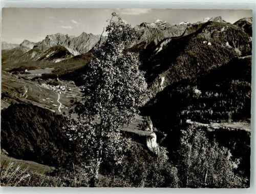 7553 Tarasp - Ardez Schloss Piz Lischanna Piz Pisoc