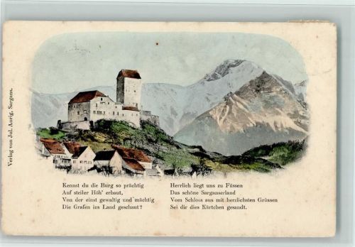 7320 Sargans - 1904 Burg