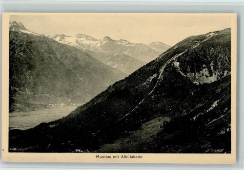 Piz Muottas - Muottas mit Albulakette