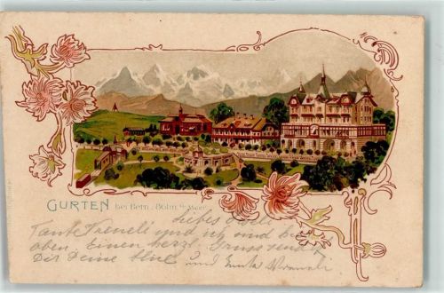 3098 Köniz 1901 - Gurten Hotel Gurtenbahn