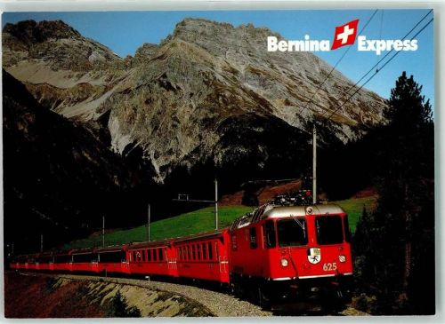 7482 Preda - Bernina Express der Räthischen Bahn Piz Ela