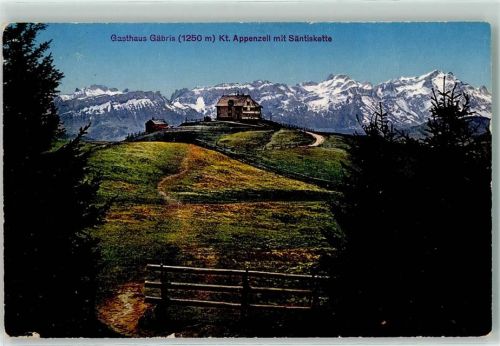 9056 Gais - Gasthaus Gäbris Säntiskette