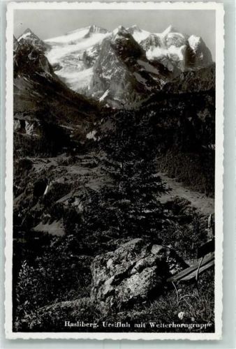 6085 Hasliberg Goldern - Ursifluh mit Wetterhorngruppe