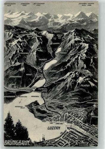 6053 Alpnachstad - Vogelschau Brünigbahn
