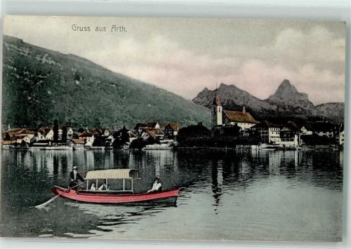 6415 Arth 1910 - Ruderboot Kirche