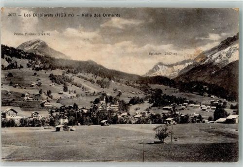 1865 Les Diablerets Ormont-Dessus 1921 - Ormont-Tal