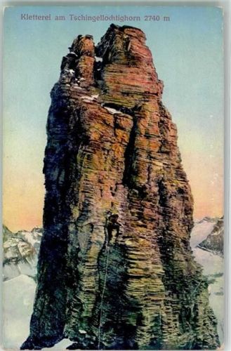 Tschingellochtighorn Gebrauchsspuren Bergsteiger