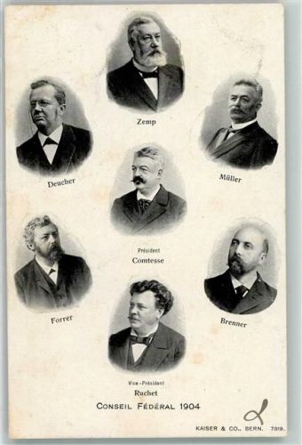 3000 Bern Berne 1904 - Conseil Federal