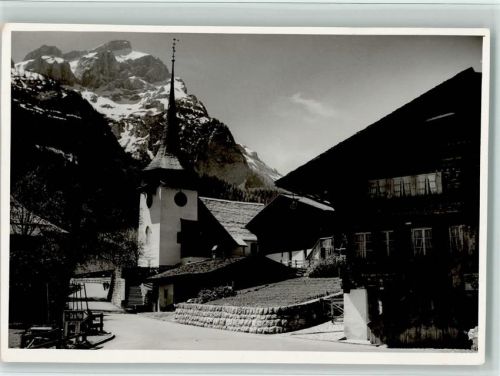 3785 Gsteig b. Gstaad - Dorfansicht Kirche