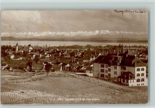 2013 Colombier NE 1917 - et les Alpes