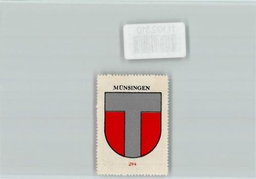3110 Münsingen - Vignette Wappen Kaffee Hag ca 1920-1940
