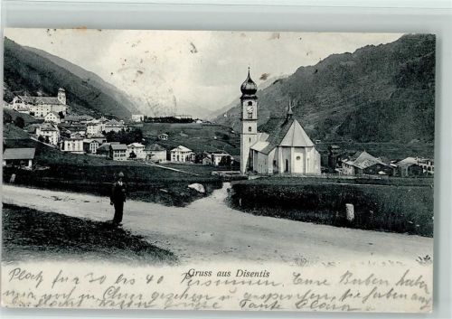 7180 Disentis Mustér 1910 - Gruss aus Disentis
