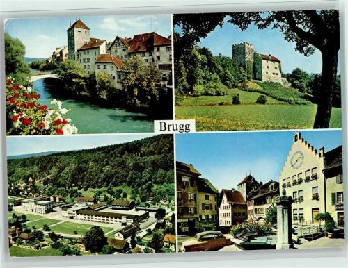 5200 Brugg AG Königsfelden - Kaserne und Rathaus