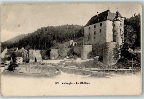2042 Valangin Gebrauchsspuren Schloss