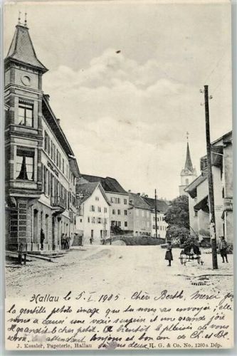 8215 Hallau 1905 Foto AK