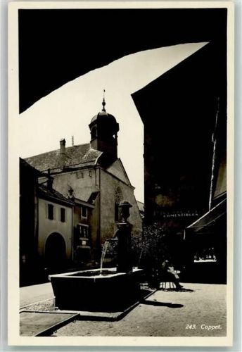 1296 Coppet Foto AK Brunnen Foto Sartori