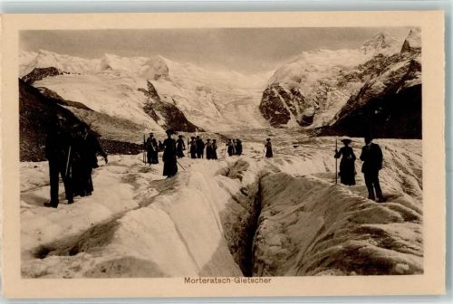 Morteratschgletscher - Touristen
