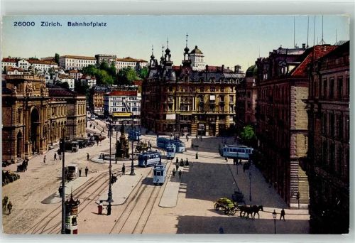 8000 Zürich - Bahnhofplatz Trams