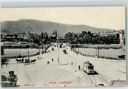 8000 Zürich - Quaibrücke Straßenbahn