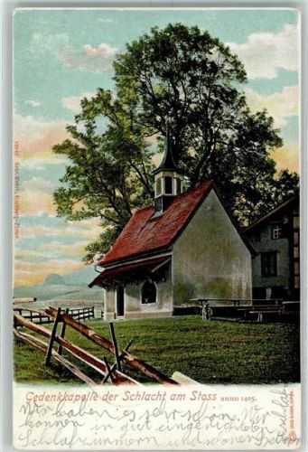 6433 Stoos SZ 1910 - Gedenkkapelle der Schlacht am Stoos