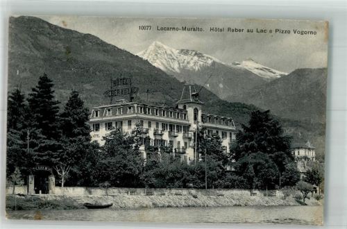 6600 Muralto Foto AK Hotel Reber au lac