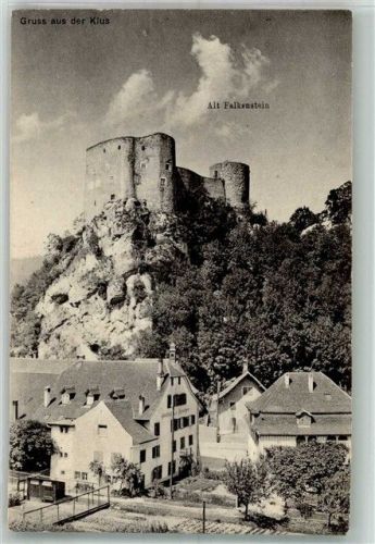 4710 Balsthal Foto AK Burg Alt Falkenstein Feldpost Haub.Batt. 77