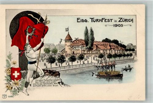 8000 Zürich Foto AK Eidg. Turnfest 1903