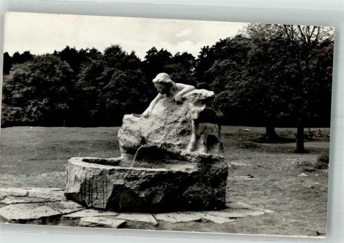 7304 Maienfeld 1958 Foto AK Denkmal Heidi-Brunnen