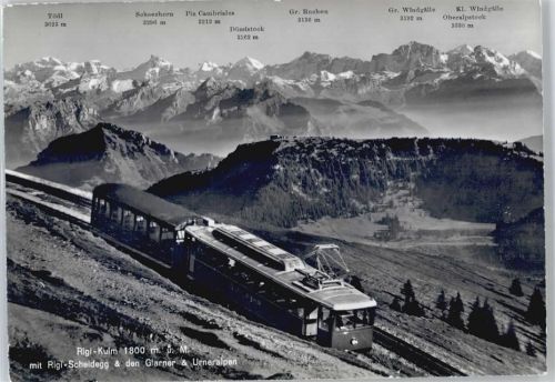 6403 Küssnacht am Rigi - Eisenbahn, Bergkette