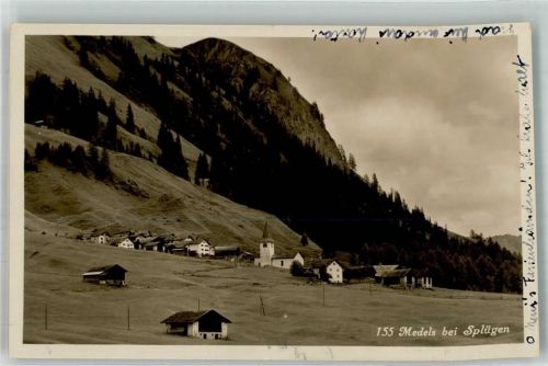 7435 Splügen 1936 Foto AK Medels