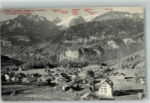 6083 Hasliberg Hohfluh Foto AK Wetterhorngruppe