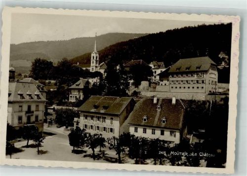 2740 Moutier Foto AK Schloss Hotel du Cahval Blanc