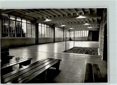 2532 Magglingen Macolin Gebrauchsspuren Eidg. Turn und Sportschule Athletik Halle