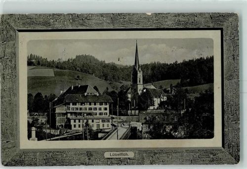 3432 Lützelflüh-Goldbach Gebrauchsspuren Passepartout Prägedruck
