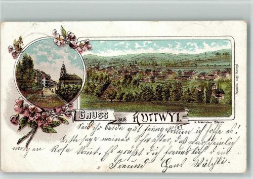 4950 Huttwil 1898 BOAKC Lithographie
